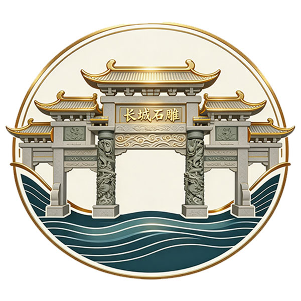 石牌坊厂家-农村村口牌坊门楼-石栏杆价格图片-嘉祥县长城石雕厂